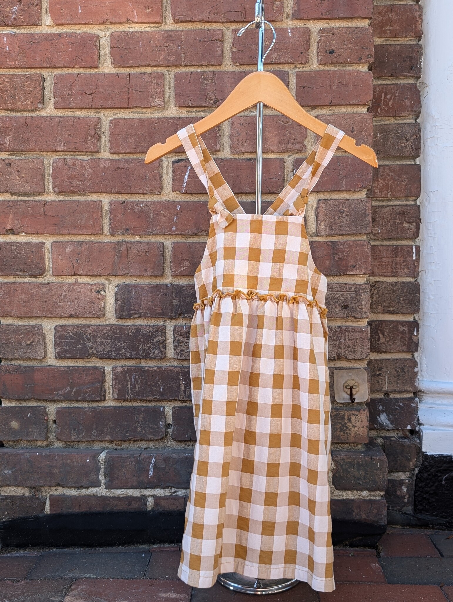Play Up Picnic Sundress - Pink/Sun Check