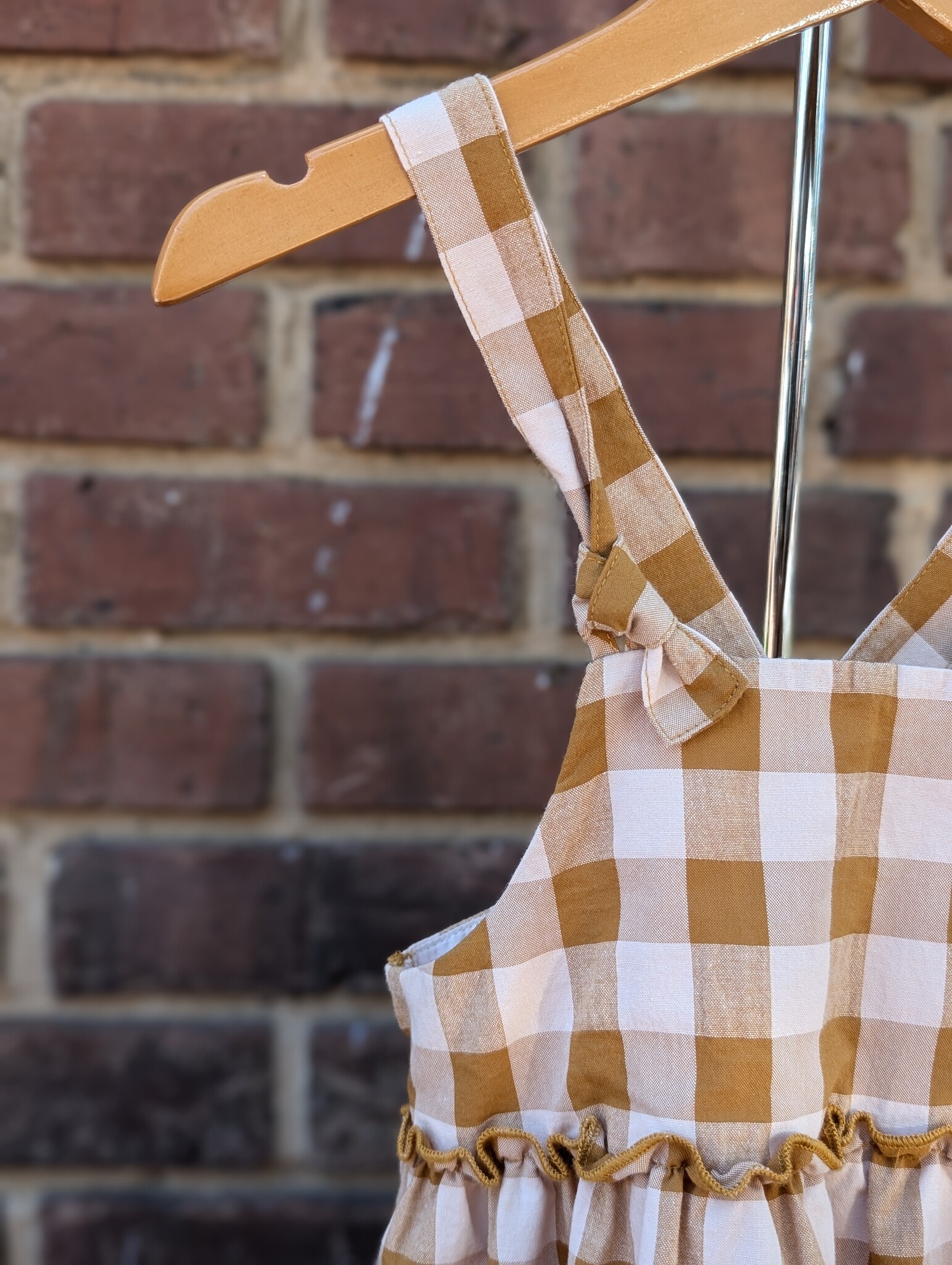 Play Up Picnic Sundress - Pink/Sun Check