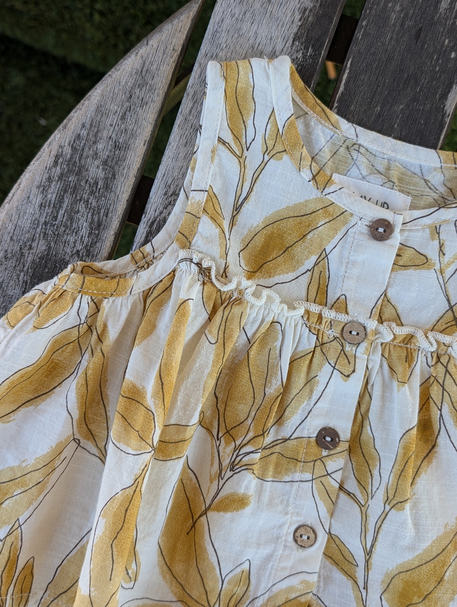 Play Up Banana Leaf Tunic & Bloomer Set