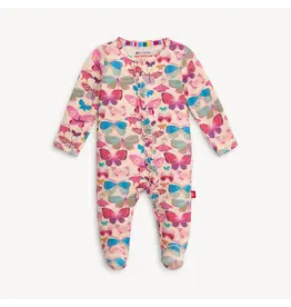 Magnificent Baby Magnetic Modal Footie - All A Flutter