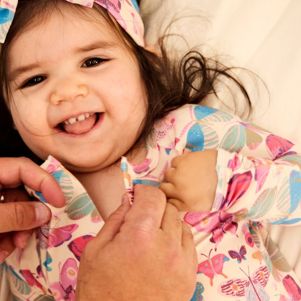 Magnificent Baby Magnetic Modal Footie - All A Flutter