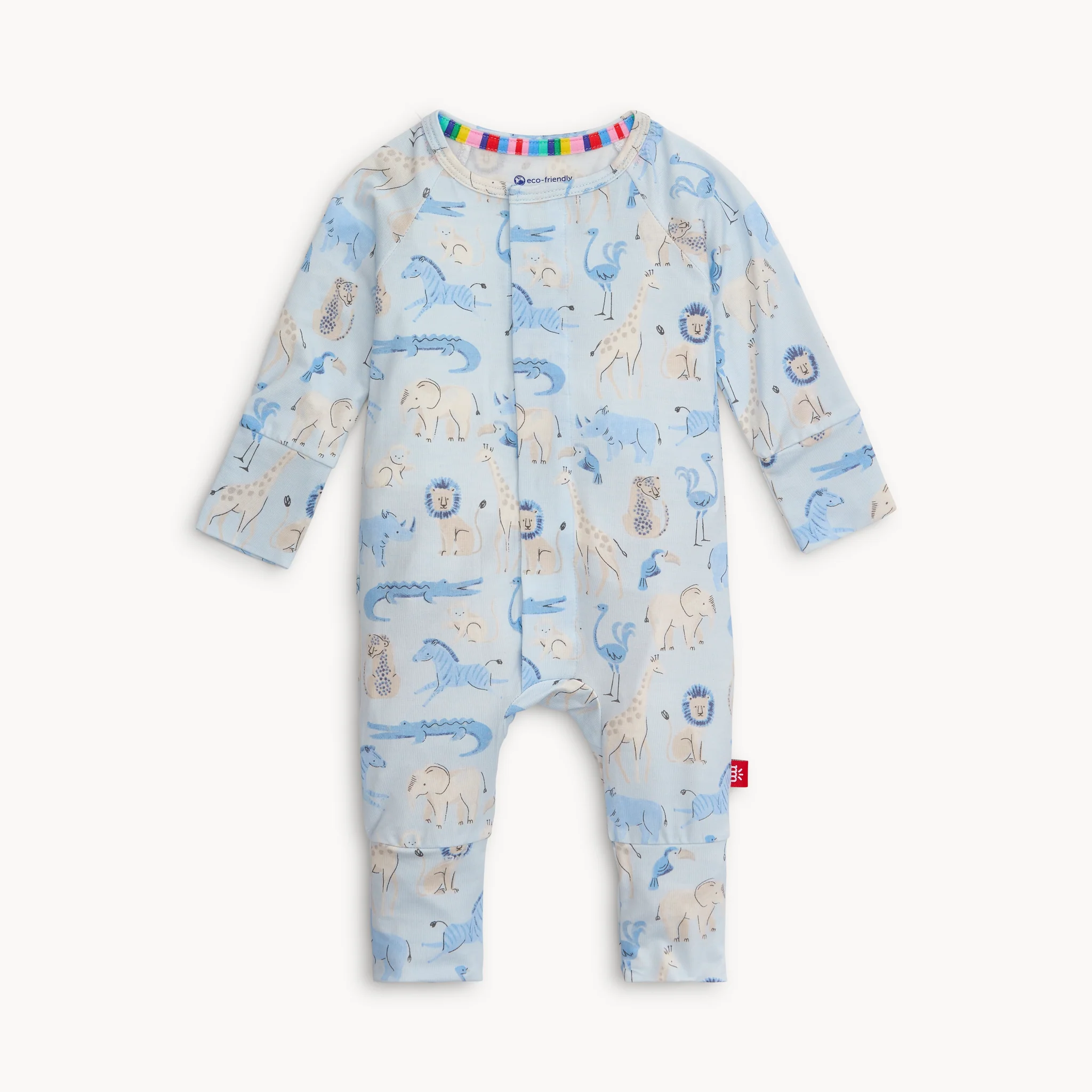 Magnificent Baby Magnetic Modal Convertible Coverall - Jungle Jazz