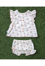Snug SNUG Organic Cotton Soft Petals Ruffle Tunic & Bloomer Set