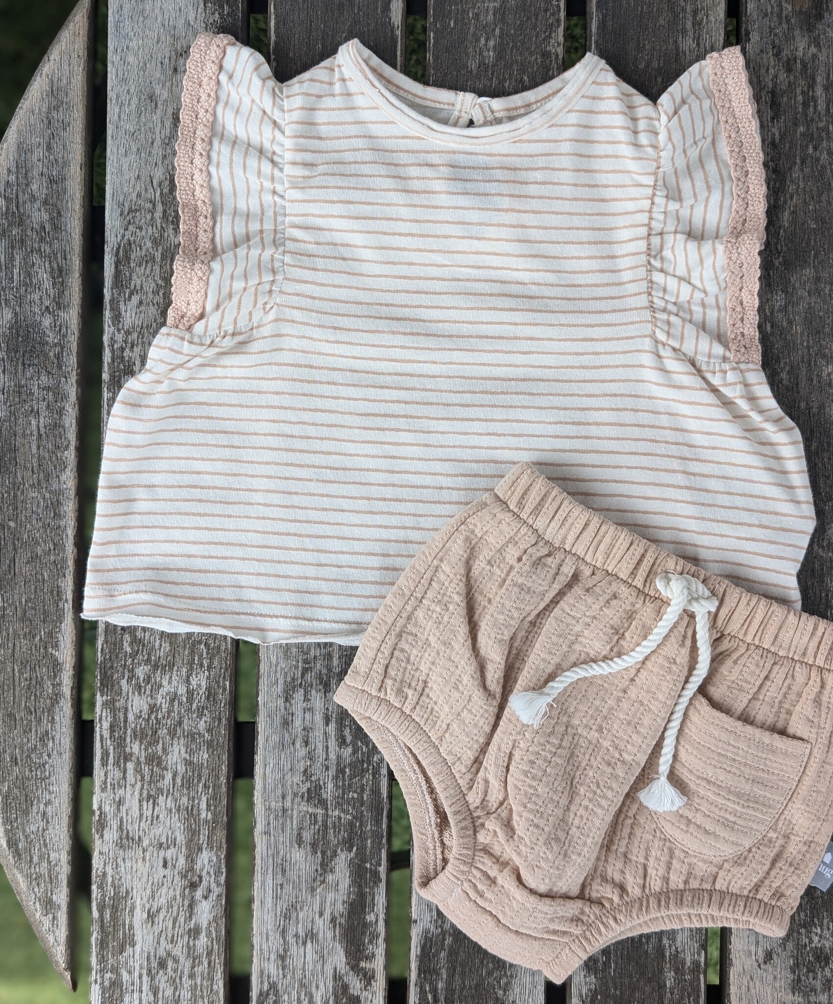 Snug Kristen Peplum Tank and Shortie Set