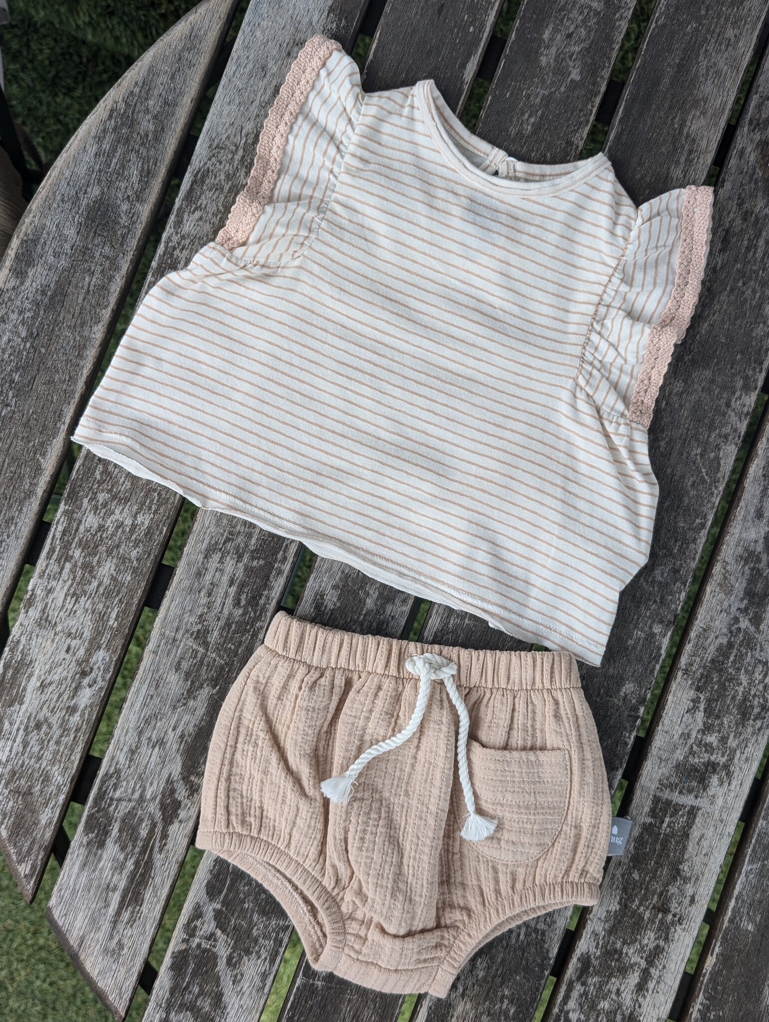 Snug Kristen Peplum Tank and Shortie Set