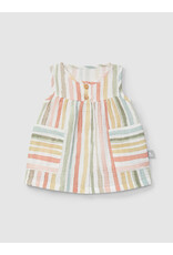 Snug Kerry Watercolor Stripe Baby Pocket Dress
