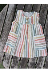 Snug Kerry Watercolor Stripe Baby Pocket Dress
