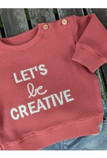 Snug Let's Be Creative Waffle Sweatshirt