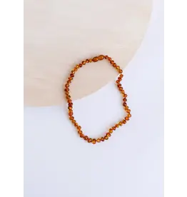 Canyon Leaf Canyon Leaf Polished Cognac Amber Necklace