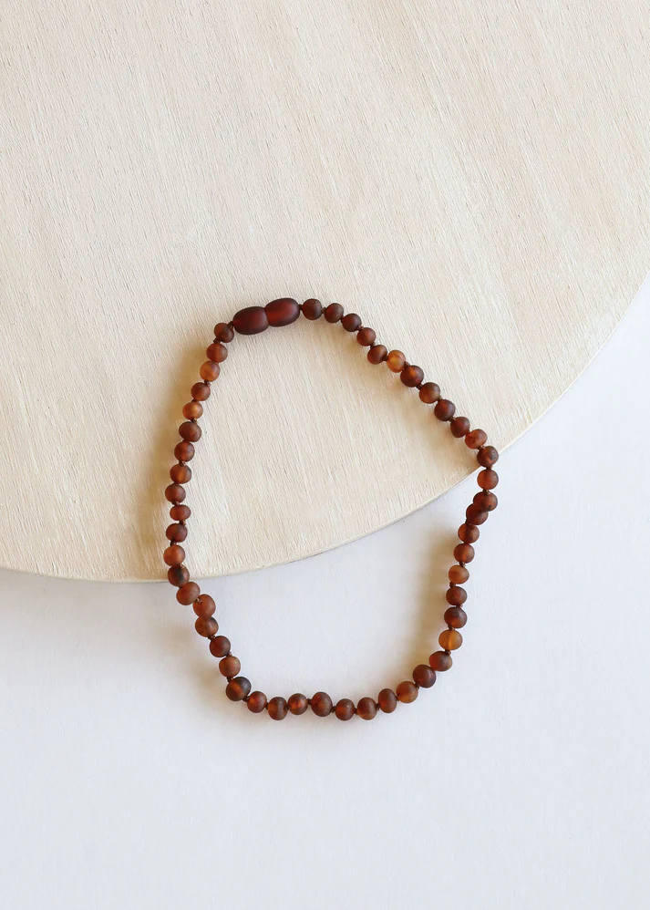 Canyon Leaf Canyon Leaf Raw Cognac Amber Necklace