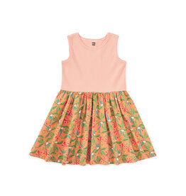 Tea Collection Toucan in Banana Palm Tank Skirted Dress