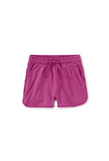 Tea Collection Pom Pom Gym Shorts - Mulberry