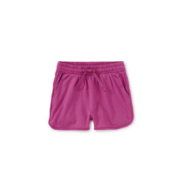 Tea Collection Pom Pom Gym Shorts - Mulberry