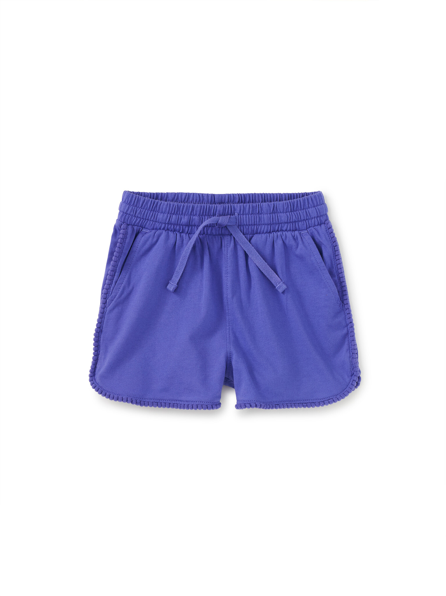 Tea Collection Pom Pom Gym Shorts - Purple