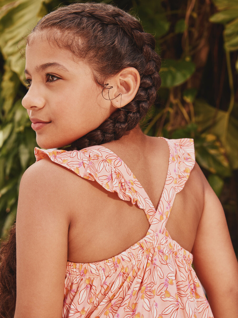 Tea Collection Ruffle Strap Dress - Tiny Cashew