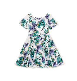 Tea Collection Short Sleeve Ballet Dress - Carnival