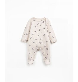 Play Up Organic Cotton Footie - Botanical
