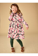 Tea Collection Collared Long Sleeve Dress - Cherry