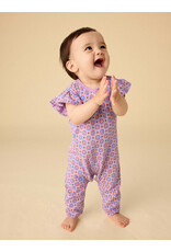 Tea Collection Ruffle Sleeve Baby Romper - Korean Tiles