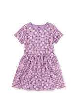 Tea Collection Short Sleeve Twirl Dress - Korean Tiles