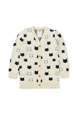 Tea Collection Turkish Cats Long Cardigan