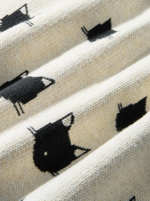 Tea Collection Turkish Cats Long Cardigan