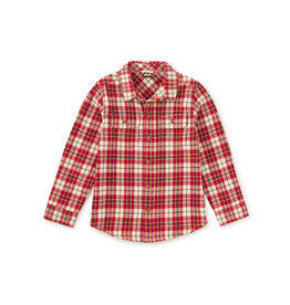 Tea Collection Flannel Button Up Shirt - Wilderness Plaid
