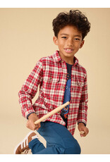 Tea Collection Flannel Button Up Shirt - Wilderness Plaid