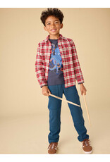 Tea Collection Flannel Button Up Shirt - Wilderness Plaid