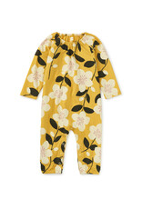 Tea Collection Metallic Tile Raglan Sleeve Baby Romper