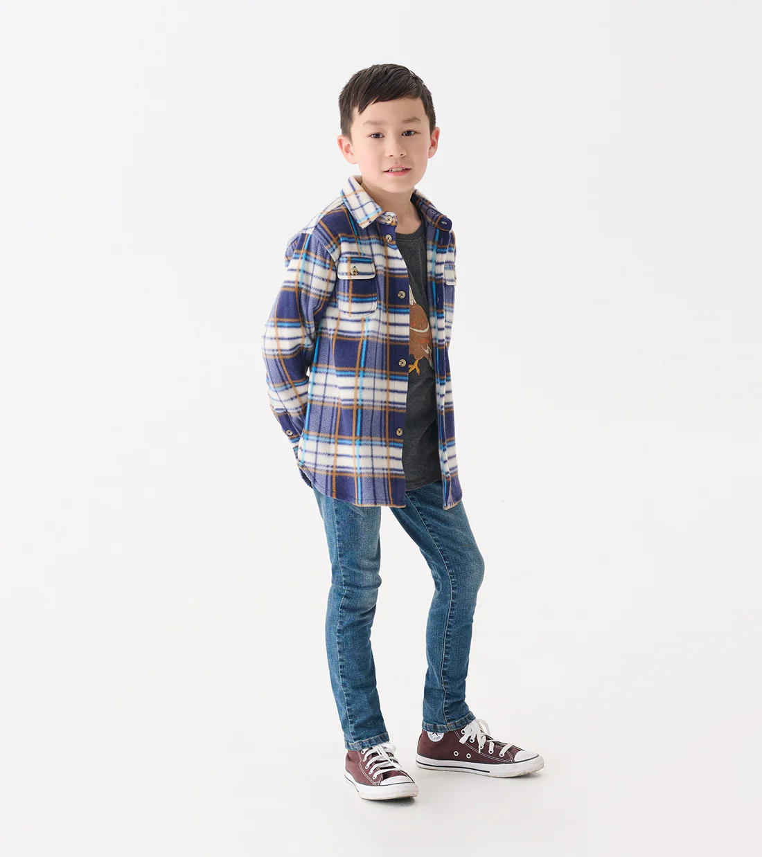 Hatley Mountain Top Plaid Fleece Buttondown