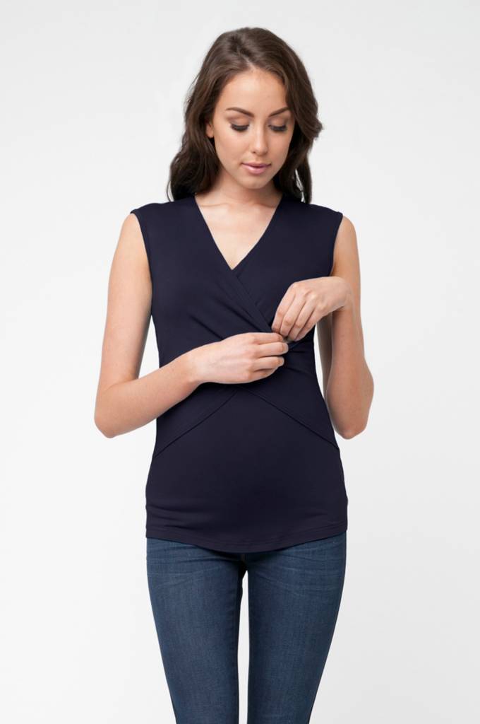 Ripe Maternity Embrace Tank - New Navy