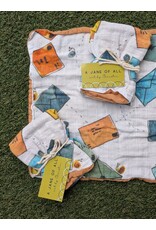 A Jane of All A Jane of All Handmade Burp Cloth - Mail Room