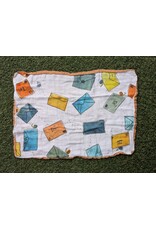 A Jane of All A Jane of All Handmade Burp Cloth - Mail Room