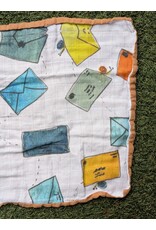 A Jane of All A Jane of All Handmade Burp Cloth - Mail Room
