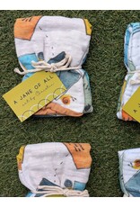 A Jane of All A Jane of All Handmade Burp Cloth - Mail Room