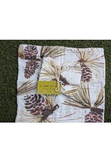 A Jane of All A Jane of All Handmade Burp Cloth - Pinecones