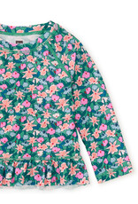 Tea Collection Rash Guard Baby Swim Set - Orchid Ditsy Print