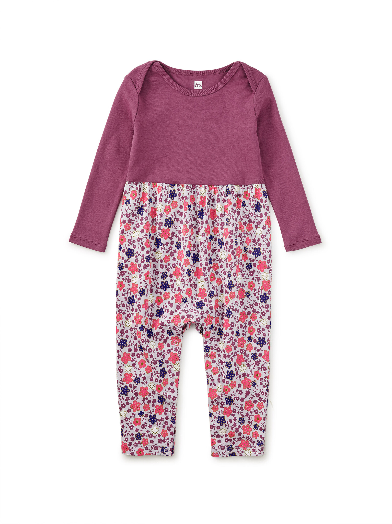 Tea Collection Mix Print Baby Romper - Hanji Floral