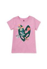 Tea Collection Painted Insects Graphic Tee - Mauve Mist