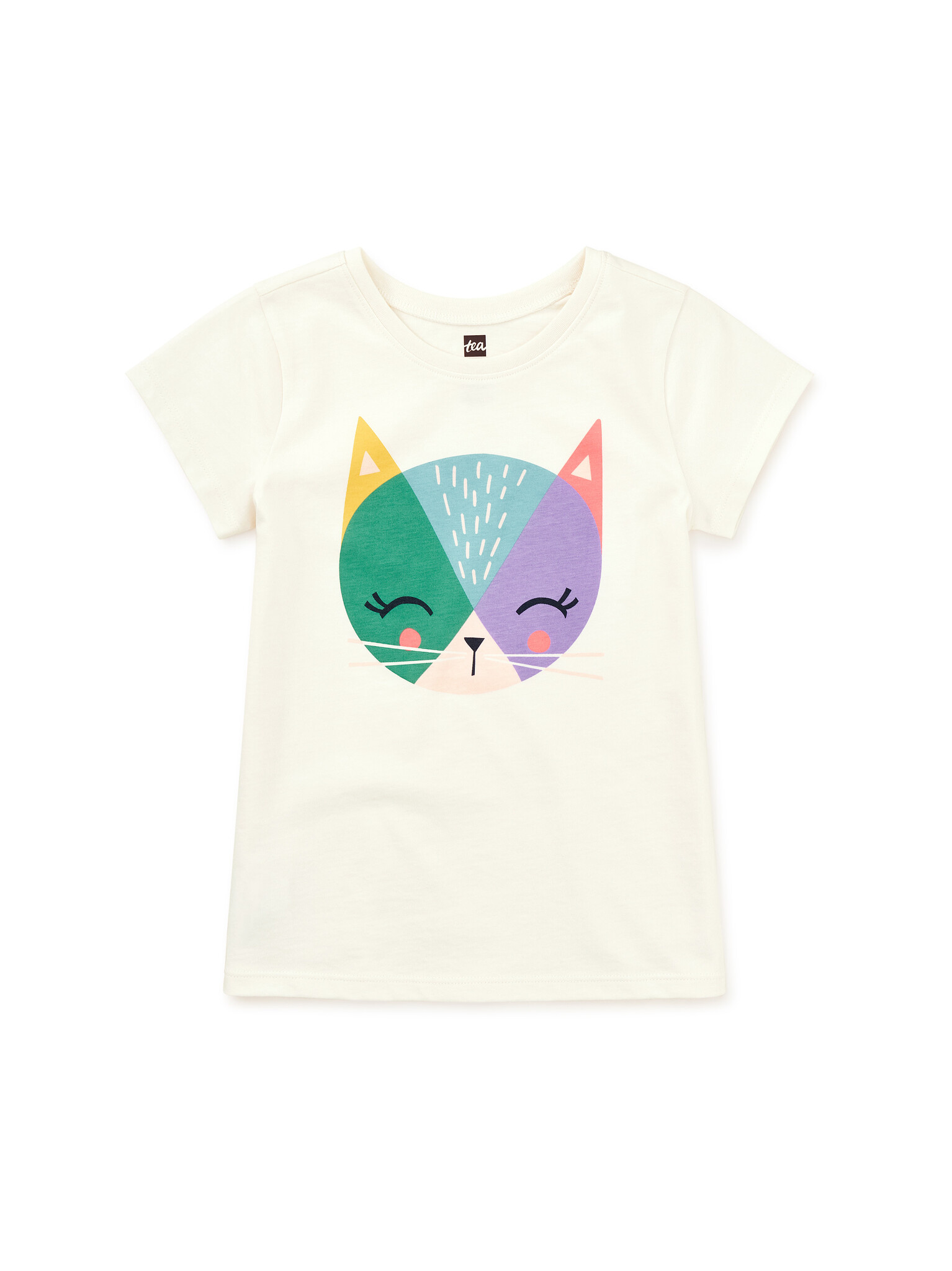 Tea Collection Rainbow Cat Graphic Tee