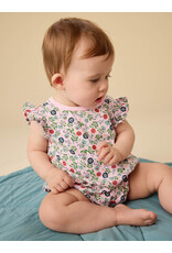 Tea Collection Flutter Baby Romper - Azulejos Floales