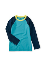 Tea Collection Long Sleeve Rash Guard - Ocean Breeze