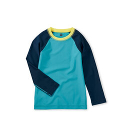 Tea Collection Long Sleeve Rash Guard - Ocean Breeze