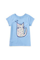 Tea Collection Azulejo Cat Graphic Tee