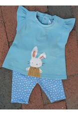 Mayoral Mayoral Baby Bunny Character Tee & Capri Set