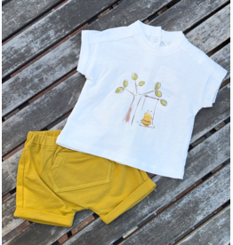 Mayoral Mayoral Summer Tee & Shortie Set - Bumble Bee Swing