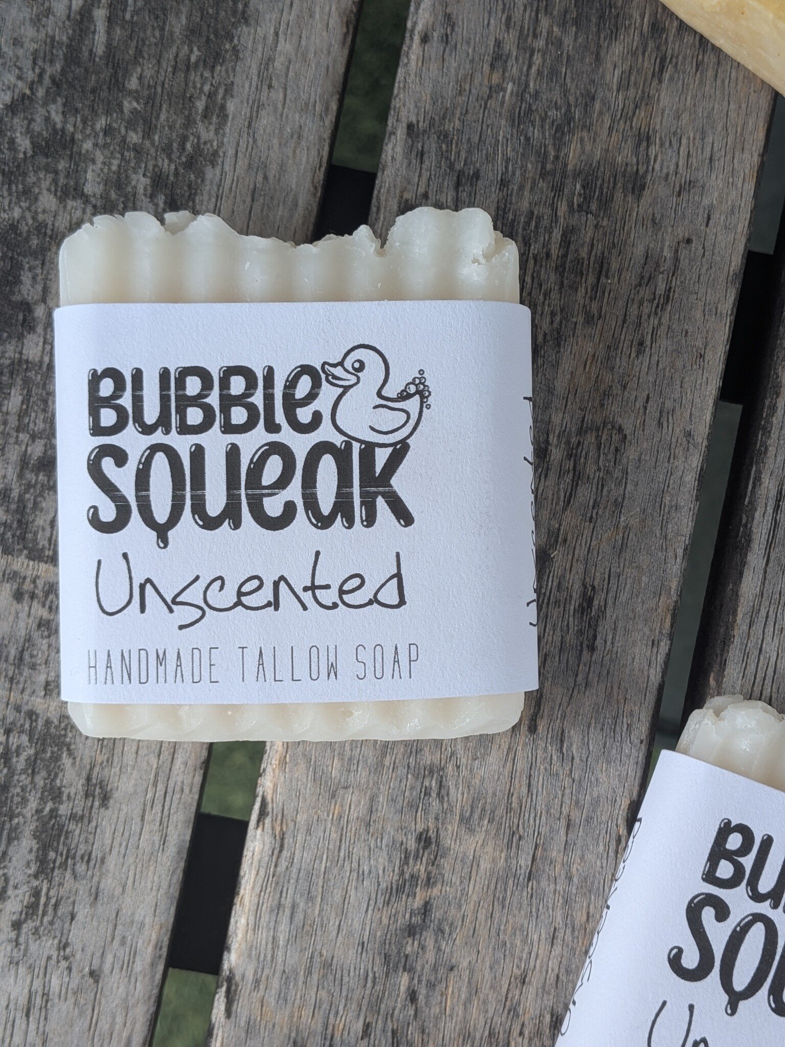 Bubble Squeak Bubble & Squeak Unsented Tallow Soap