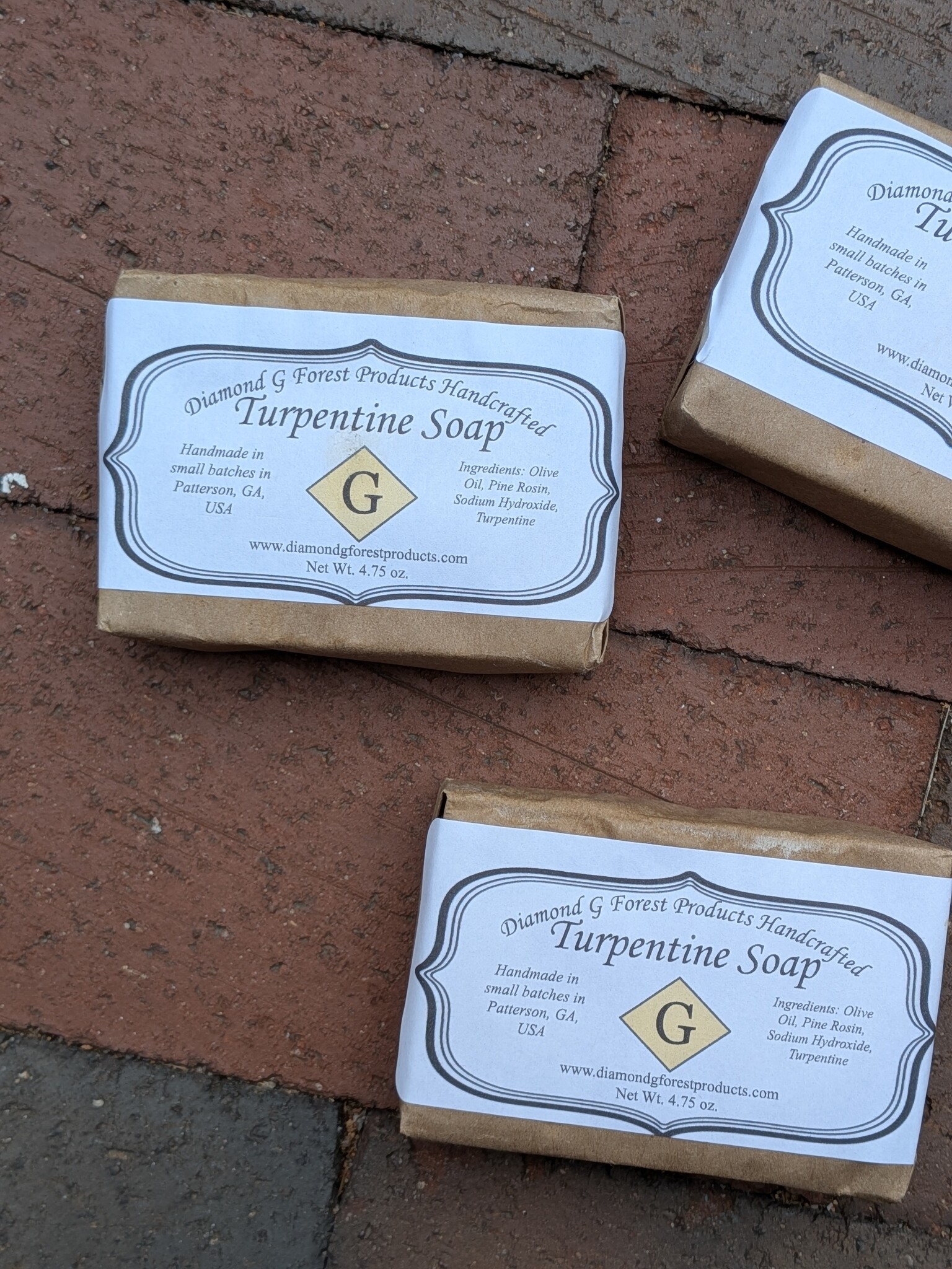 Young Living Diamond G Forest Turpentine Soap