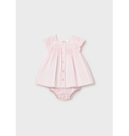 Mayoral Rosa  Baby Dress & Bloomers set